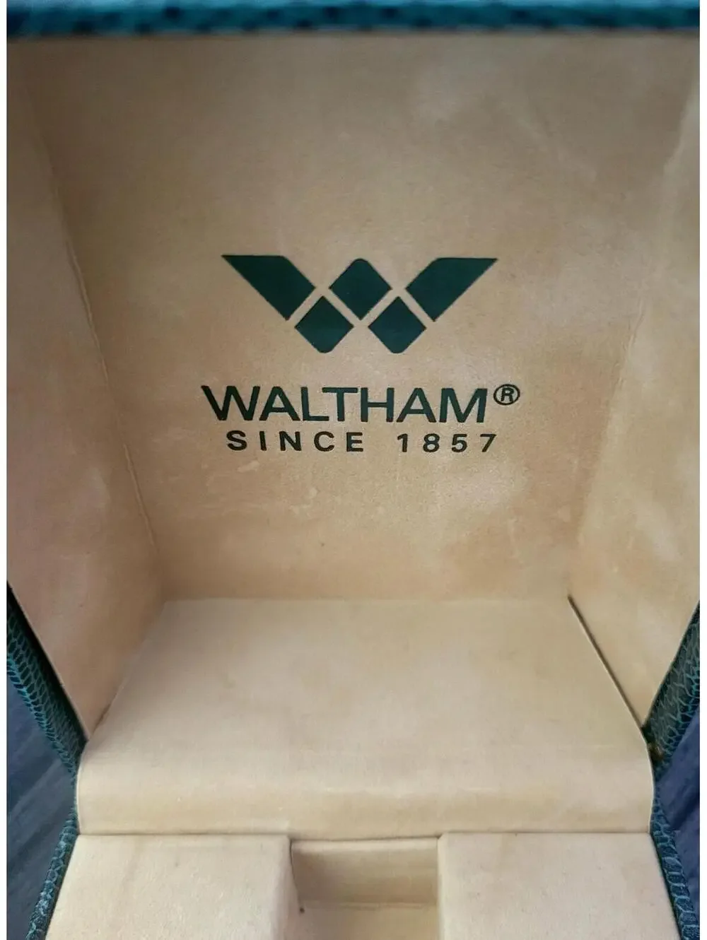 Brand‎ New Vintage Waltham 2 Tone White Enamel Men's Watch
